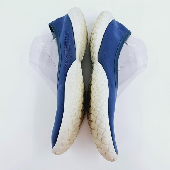 LISSOM Flytes 11.5 Ballet Flats Blue White Soles Slip On Comfort Light Stretchy - Picture 11 of 15